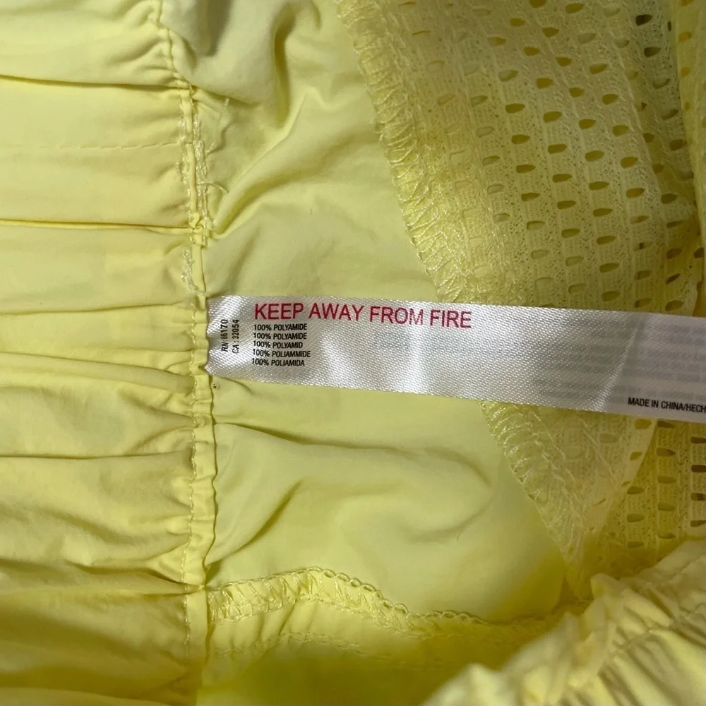 Free People In The Wild Yellow Short Size XS
